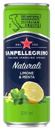 San Pellegrino Naturali Limone & Menta Purk | 0.33L