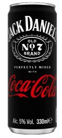Jack Daniel&rsquo;s & Coca Cola 5% vol | Purk | 0.33L