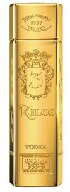 3 Kilos Gold Vodka 40% vol | Pudel + karp | 1L