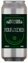 Hiiumaa Pruulikoda Paradiis Karge Pilsner 4.6% vol | Purk | 0.44L